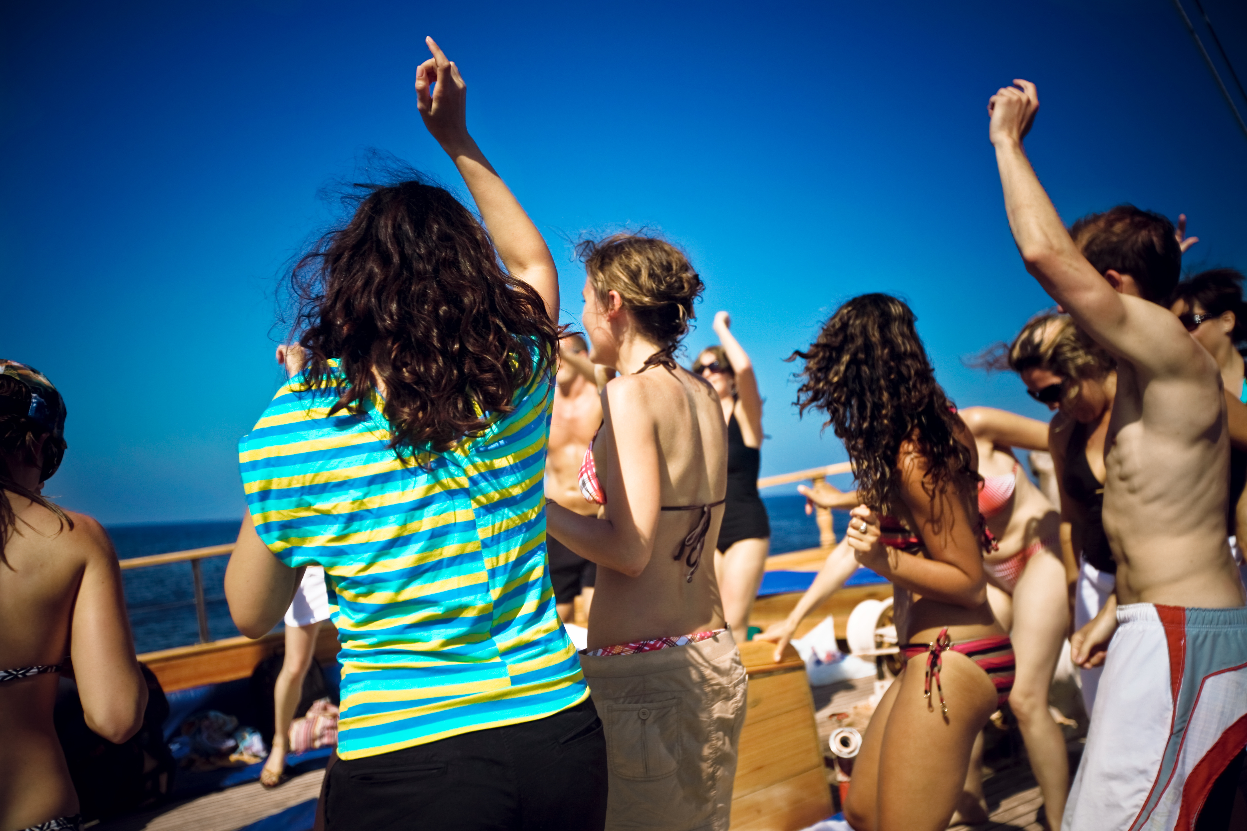 Party on the boat